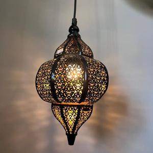 Lampe suspendue LED en fer noir gravé pour salon, éclairage décoratif - Product Image 5