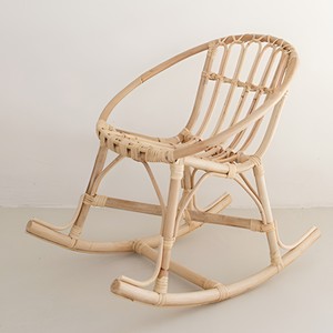 Relaxing seating for toddlers rattan <b>cane</b> rocker recliner <b>chairs</b> children solid wood rocking <b>chair</b> - Product Image 4