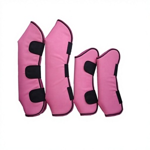 Bottes flottantes légères pour chevaux en tissu Ripstop 1200DNR, imperméables, respirantes, avec coussin intérieur et doublure en fourrure - Product Image 1