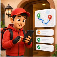 Plataforma de Desarrollo de Aplicaciones Móviles para Repartidores de Comida a Domicilio, con IA, Accesibilidad Web, Internet, Linux, Mac, Soluciones Empresariales