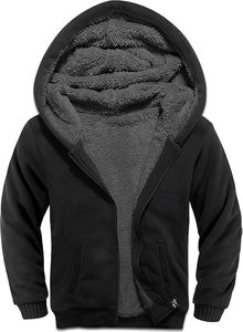 Velvet Lining Warmth Extra Warm <b>Mens</b> <b>Pullover</b> Crafted With Thick Fleece And Comfortable Casual Style - Product Image 4