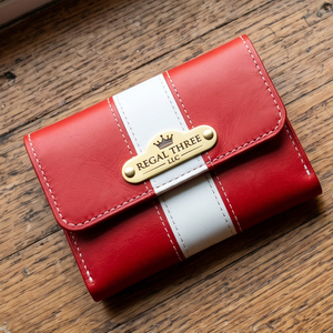 Cartera de Cuero Regal Hecha a Mano con Cierre Plegable, Corta, para Uso Diario, Estilo Minimalista para Hombre, con Detalle en Relieve, Tarjetero - Product Image 2