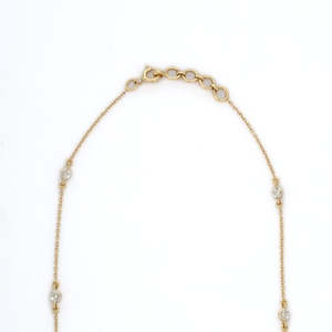 Collier chaîne en or jaune 18 carats avec diamants VVS1-VVS2 certifiés IGI - Product Image 5