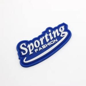 Personaliza tu propio logotipo, color, texto, nombre y números, parches de silicona de goma 3D, accesorios con gancho y bucle, parche de PVC de goma suave - Product Image 6