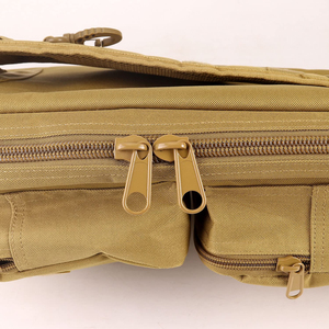 Waterproof Oxford Camouflage <b>Chest</b> Bags Men Tactical Backpack Zipper Closure Large Capacity Air Cushion Belt Polyester Lining - Product Image 5