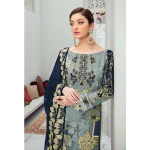 Vestido de fiesta de diseñador Salwar Kameez Dupatta, bordado, paquistaní, oferta especial, 2021 - Product Image 1