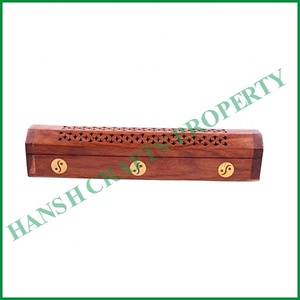 <b>Wooden</b> Pentacle <b>Stick</b> Incense Ash Catcher Cone Round Shape Incense <b>Stick</b> Burner Available in Affordable Price - Product Image 4