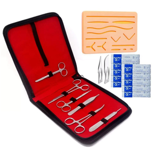 Kit de Sutura Manual Reutilizable con Almohadilla para Prácticas de Estudiantes de Medicina, Instrumentos para Uso en Quirófanos de Hospitales - Product Image 1