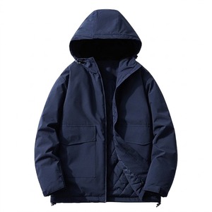 Veste coupe-vent à capuche personnalisée pour la randonnée, les sports de plein air, le trekking, le cyclisme, l'hiver, pour hommes et femmes, légère, imperméable - Product Image 1