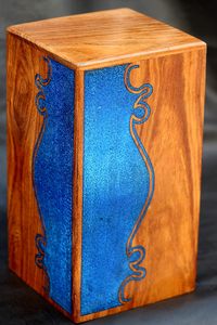Resin Keepsake <b>Boxes</b> | Indian wood cremation urn | impex designs | Wooden Cremation urn | Keepsake wooden rosewood urn box | - Product Image 4
