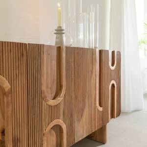 Aparador Vandana Radiant Elara de madera de acacia oscura - Product Image 3