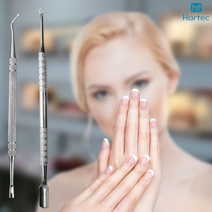 Premium Stainless Steel Manicure Tools 2-Piece Set, Gel Nail Polish Remove Tool & Cuticle Pusher, Cuticle <b>Trimmer</b> & Nail Lifter - Product Image 6