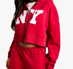 Sweat à capuche noir surdimensionné personnalisé avec logo OEM, en molleton de coton avec passepoil, pour femme, respirant, vêtement de sport écologique, vente en gros - Product Image 2