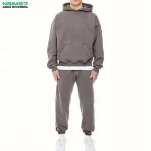 ชุดวอร์มสำหรับผู้ชายชุดวอร์มแบบธรรมดาชุดวอร์ม100_Cotton ดีไซน์ตามสั่ง - Product Image 2