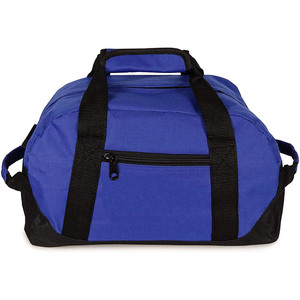 Blue Oxford Sport <b>Duffel</b> <b>Bag</b> with Black Trim Zipper Closure Durable Fitness Travel <b>Bag</b> - Product Image 4