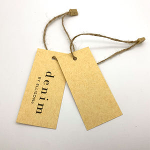 OEM 2026 New Arrival Custom Factory Custom Simple Paper Hangtag Eco Friendly Hang <b>Tags</b> for <b>Clothes</b> Made by TRIOTAKE INDUSTRY - Product Image 4