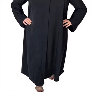 Abayas pour femmes de qualité supérieure élégantes et modestes brodées à la main robes traditionnelles de Dubaï tissu respirant vêtements traditionnels musulmans - Product Image 5