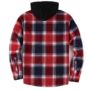 Adult Men's Soft <b>Flannel</b> <b>Jacket</b> Plaid Full Sleeve Casual Wear Cotton Polyester Material Lightweight Men's <b>Flannel</b> <b>Jacket</b> - Product Image 2