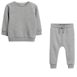 Conjunto Deportivo Infantil de 2 Piezas, Estampado y Liso, Personalizable, Invernal, Transpirable, Ecológico, 100% Algodón Felpa, Sudadera Estilo Urbano - Product Image 5