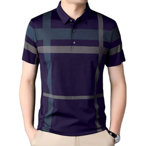 เสื้อยืดกอล์ฟแขนสั้นผ้าฝ้ายถัก 100% สำหรับผู้ชาย ออกแบบเองได้ พร้อมลายปัก แห้งเร็ว ทรงพอดีตัว - Product Image 1