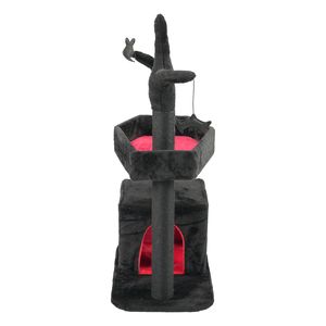 Albero per Gatti Gotico Resistente da 113 cm, Grande Torre per Gatti con Ampio Condo Interno per Gatti di Taglia Grande, Arredamento per Gatti, Tiragraffi - Product Image 4