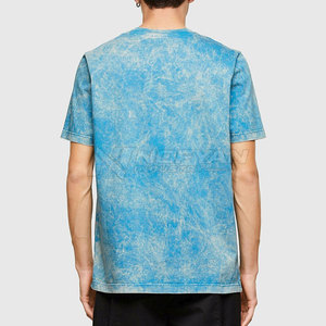 เสื้อยืดผู้ชาย Urban Cotton ล้างสีแบบ Acid Wash เนื้อผ้าบางเบา ใส่สบายในฤดูร้อน แฟชั่นทันสมัย ทรงพอดีตัว สไตล์ลำลอง ดีไซน์ใหม่ นุ่มสบาย - Product Image 2