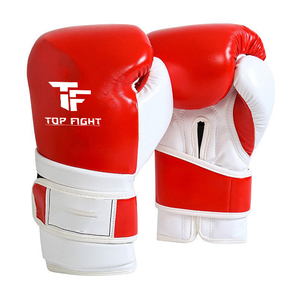 Gants de boxe de bonne qualité en cuir PU, personnalisables avec logo sur mesure - Product Image 1