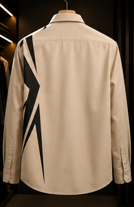 เสื้อเชิ้ตแขนสั้นผู้ชายแบบลำลอง ปกคอพับ เสื้อเชิ้ตฤดูร้อน - Product Image 6