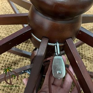 Sombrilla de Fibra de Coco Hecha a Mano de la Marca COCO ECO, Parasol Ecológico para Playa con Estructura de Madera Resistente para Hoteles, Protección Solar para Exteriores - Product Image 4