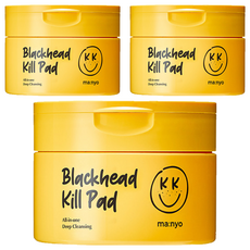 Offre d'usine : Lot de 3 paquets de 50 tampons nettoyants pour points noirs à l'huile pure et à l'hamamélis, exfoliants pour le visage - Product Image 1