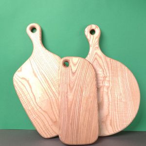 Planche à découper rectangulaire en bois rustique pour cuisine, épaisseur 1,5 cm, facile à nettoyer, passe au lave-vaisselle - Product Image 4