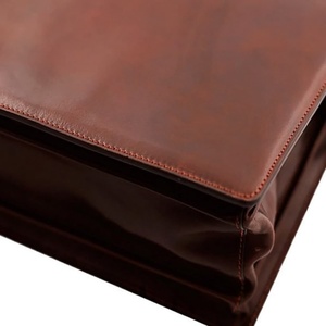Classic Genuine Brown Leather Office Briefcase for Men with Luxury Professional Business Design Wholesale Supplier - Product Image 6