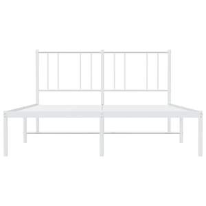 โครงเตียงเหล็กเคลือบสีขาวแบบเต็มตัว รูปทรงสี่เหลี่ยมผืนผ้า - Product Image 6