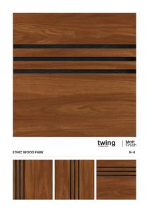 Carrelage en porcelaine pour salon, aspect bois, finition mate, intérieur, Porcelanato 600x600mm, fabricant Inde - Product Image 3