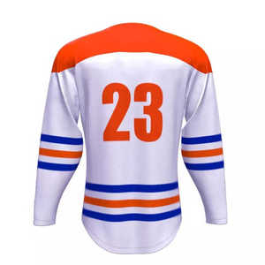 เสื้อฮอกกี้น้ำแข็งน้ำหนักเบา ระบายอากาศได้ดี แขนยาว ชุดกีฬาสำหรับทีม - Product Image 4