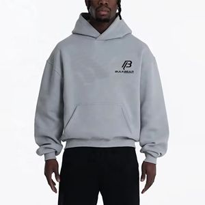 Sudaderas con Capucha al por Mayor, Fabricantes de Logotipos Personalizados, Sudadera Gruesa de 450 g/m², Sudadera con Capucha Extra Grande de Diseño para Hombre - Product Image 4