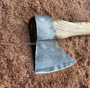 Steel Craft International-Hacha de doble hoja de Damasco hecha a mano, mango de madera de rosa, diseño Popular para acampar, venta al por mayor de alta calidad - Product Image 5