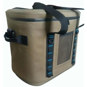 กระเป๋าเก็บความเย็นแบบพกพา Flip Portable 50L TPU  ขนาดใหญ่ กันน้ำ สำหรับใส่อาหารและกระป๋องกลางแจ้ง  จุของได้เยอะ  ดีไซน์คลาสสิก ปิดด้วยซิป - Product Image 4
