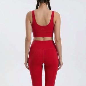 Premium Quality Gym Set <b>Women</b> Seamless Yoga Set 2 Pieces Workout Set Sports Bra And <b>Leggings</b> Fitness Clothes - Product Image 2