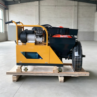 Machine de pulvérisation de plâtre de ciment efficace avec faible consommation de main-d'œuvre pour la décoration de bâtiments