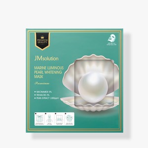 Masque éclaircissant lumineux marin JMSOLUTION PREMIUM |   33ML*5EA |   Hydratation Nourrissante Blanchissante |   Niacinamide Trehalose |   K-beauty - Product Image 1