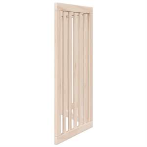 Ensemble de 3 clôtures et enclos pliables moyens en bois de peuplier naturel pour chiens - Product Image 5
