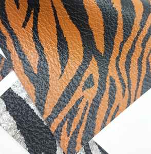 Simili cuir PVC imprimé peau de zèbre, effet gaufré, toucher simili cuir de vache véritable, tissu PU, cuir artificiel pour chaussures, sacs, vêtements - Product Image 4