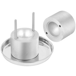 Kit per Sfere di Ghiaccio in Lega di Alluminio Aeronautico da 2,4 Pollici, Pressa per Ghiaccio da 60mm con Pinze e Vassoio Raccogligocce - Strumento Premium per Cubetti di Ghiaccio - Product Image 4