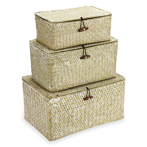 Good price natural sea grass jewelry gift <b>box</b> wholesale custom sizes sea grass boxes fast shipping - Product Image 1