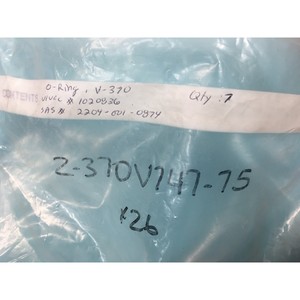 ULVAC 1020836 O-RING, 2-370V747-75, V-370, 2-370 - Equipo y Piezas de Semiconductores de Confianza de Marca Global - Product Image 1