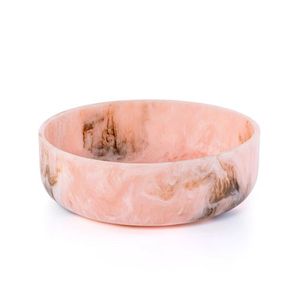 ชามเรซิ่นทำมือรักษ์โลก สีเขียวลายเส้นสีน้ำตาล ขัดเงา สไตล์คลาสสิก สำหรับเสิร์ฟอาหาร ของขวัญงานแต่งงาน - Product Image 2