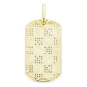 Pendentif en Moissanite Argent Sterling 925, certifié test diamant, pour Homme, style Hip Hop Iced Out, motif Croix, Cadeaux - Product Image 2