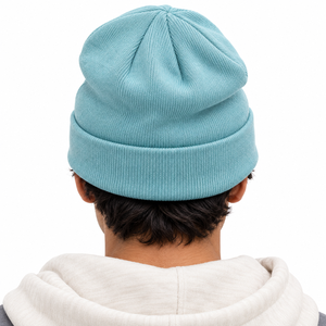 Wholesale Premium Quality Custom Embroidered Knit Beanies Folded Cuff Warm <b>Winter</b> <b>Cap</b> Unisex Streetwear Fashion Headwear USA - Product Image 2