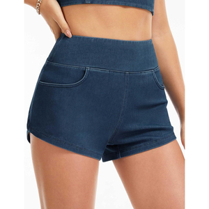 Shorts de Cintura Media para Mujer, de Poliéster/Nailon, con Bolsillos, Transpirables, Ecológicos, de Secado Rápido, Corte Ajustado - Product Image 4